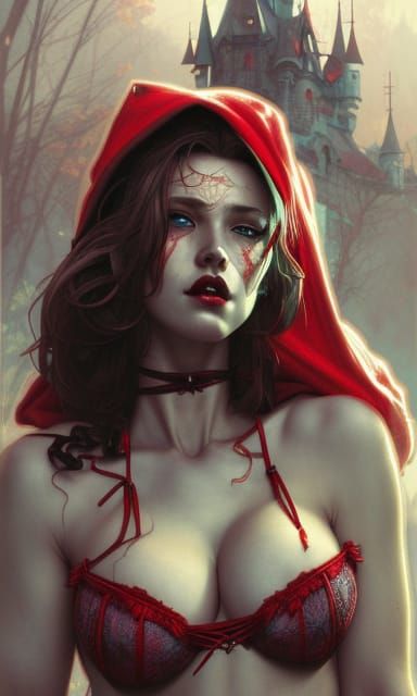 Red Riding Hood inspired Model Photoshoot 01