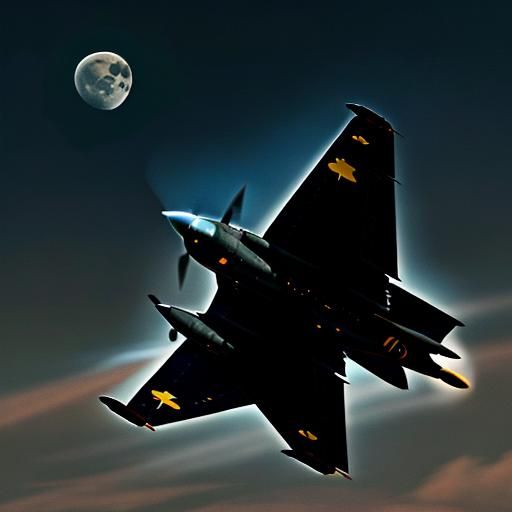 So on he flies, beneath the moon's pale gaze,
A silent hero, in the bomber's maze.
A single soul, with burdens vast and ...