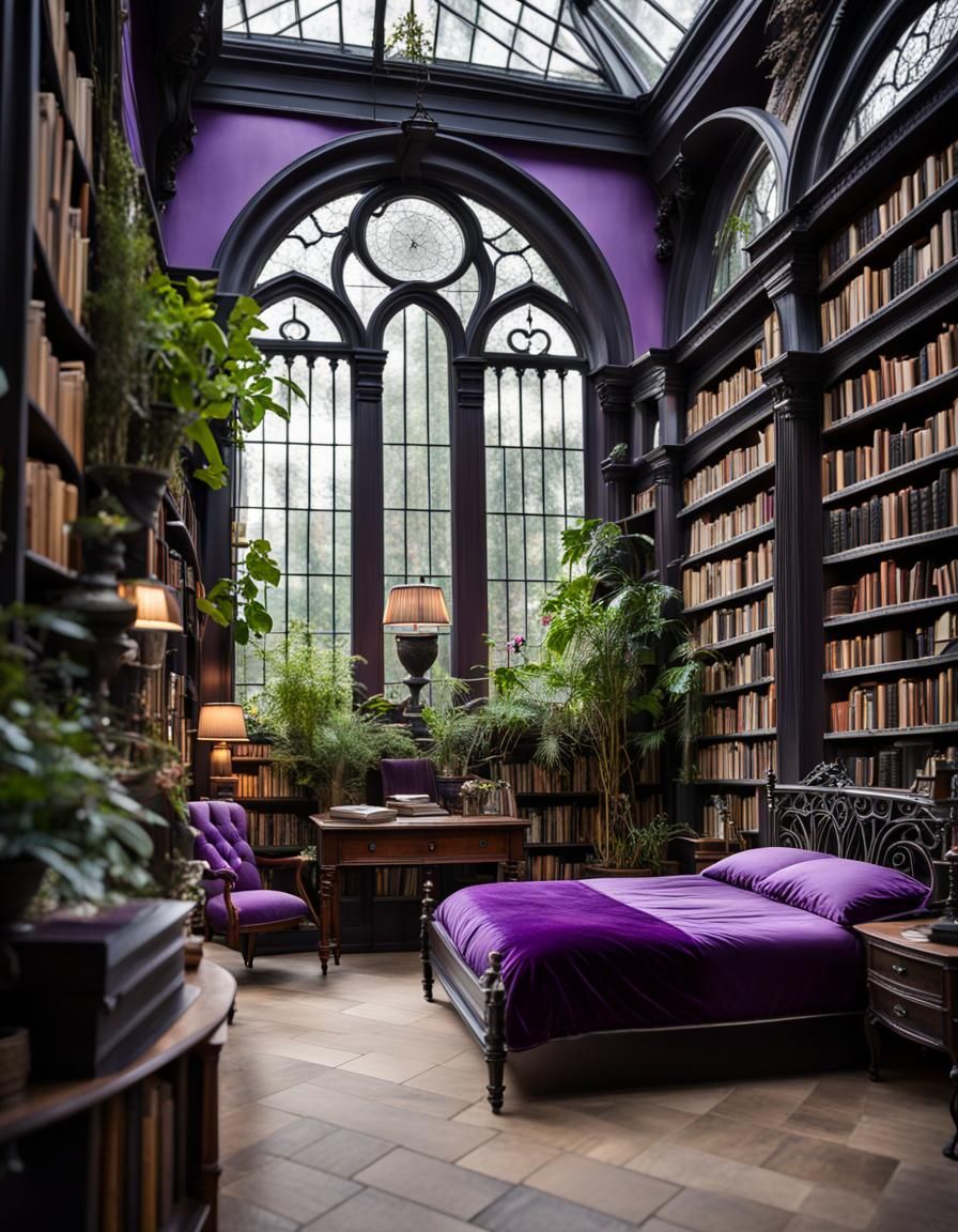 Atrium-Library Bedroom in DreamHouse