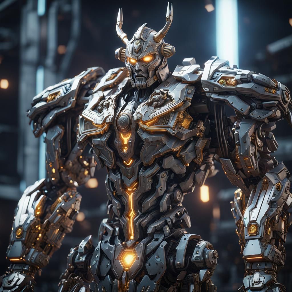 Zeus God of Lightning as Sci-Fi Mech