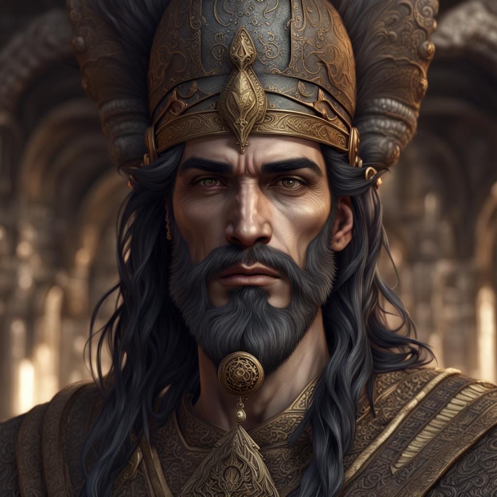 Dwemer Philosopher Portrait in Steampunk Fantasy Style