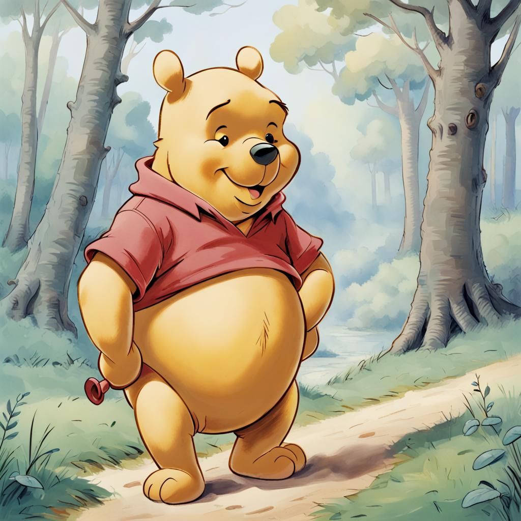 Whimsical Heffalump in Classic Illustration Style