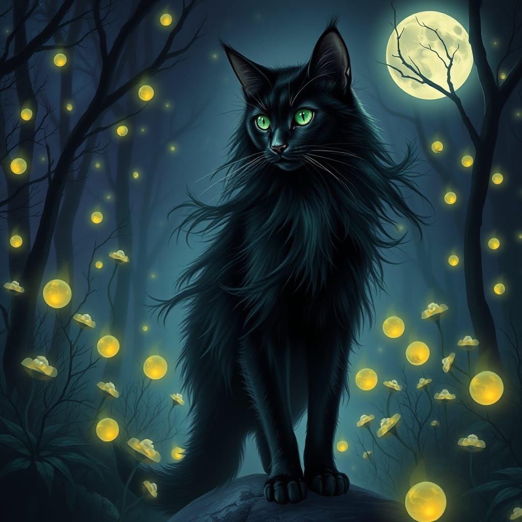 Magical Black Cat