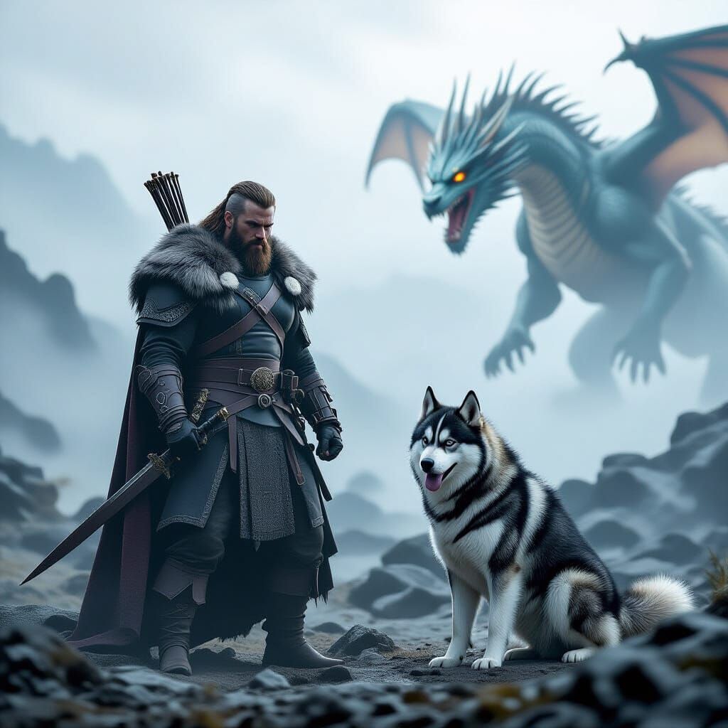 Rogue and Husky Confront Dragon in Cinematic Masterpiece