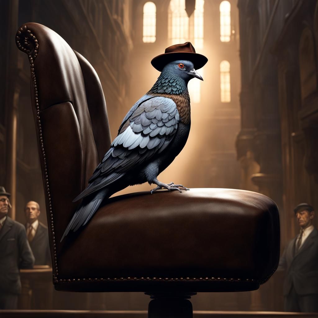 Unlike its better known cousin, the Office Chair Pigeon did not sing like a canary.