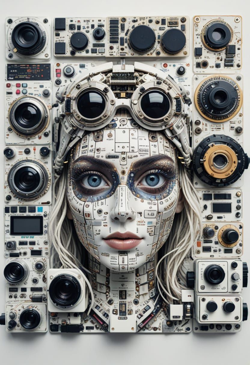 Surreal Singularity Loop Donut in Digital Art Style