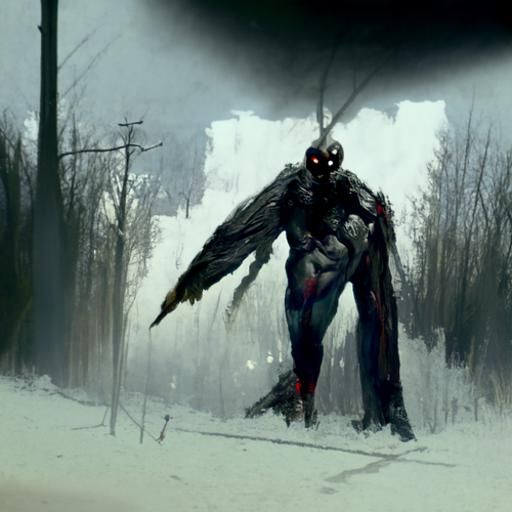 Sinister Mothman Artwork