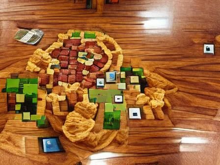 Minecraft Catan Game Landscape