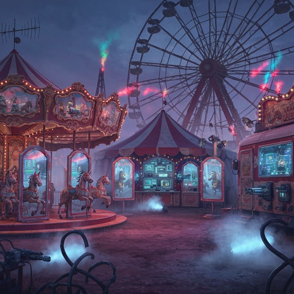 Sinister Carnival HQ Digital Painting