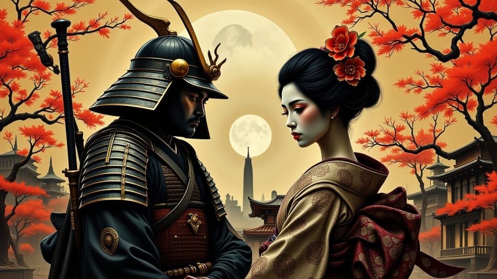 Samurai and Geisha in Ancient Japan