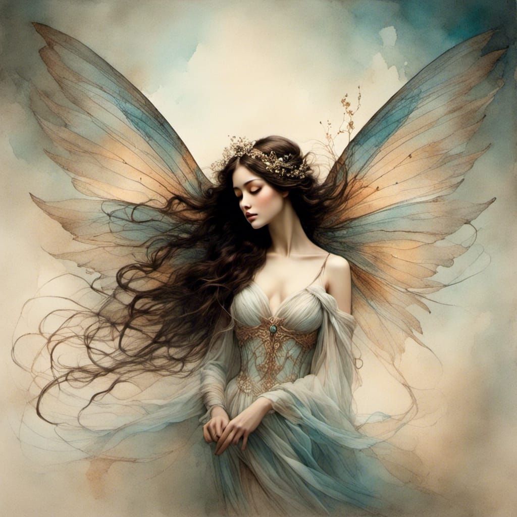 Serene fairy