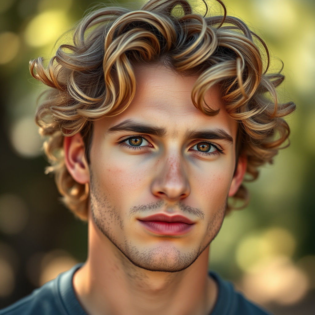Professional Photo of a Handsome Blond Male Model