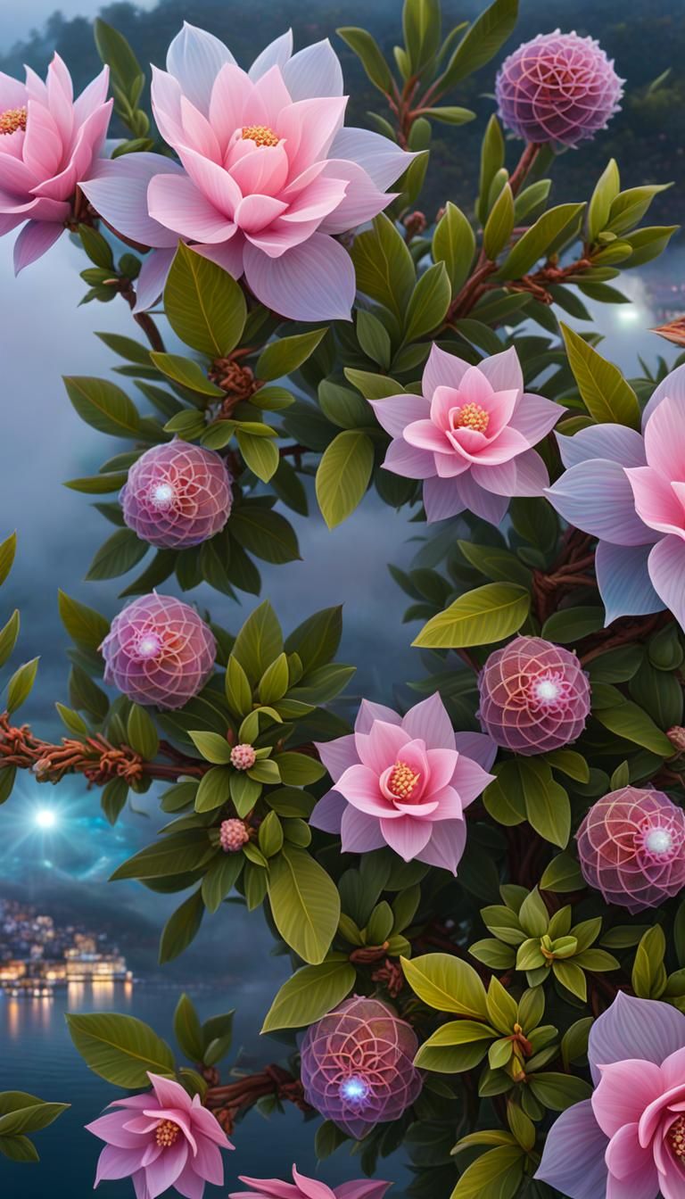 Hypnotic Mandala with Stars and Sacred Geometry