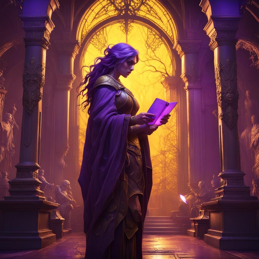 Hyperdetailed Dark Fantasy Art with Dynamic Lighting