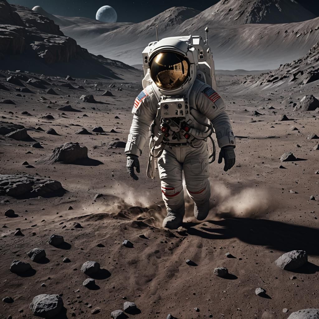 Ethereal Moonlit Odyssey in Vibrant Hues