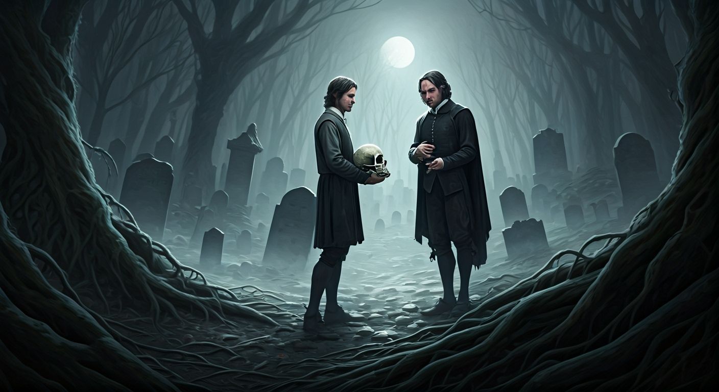 "Alas, poor Yorick, I knew him Horatio, a fellow of infinite...