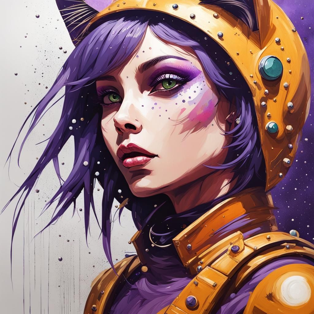 Rivet the Lombax: Abstract Portrait