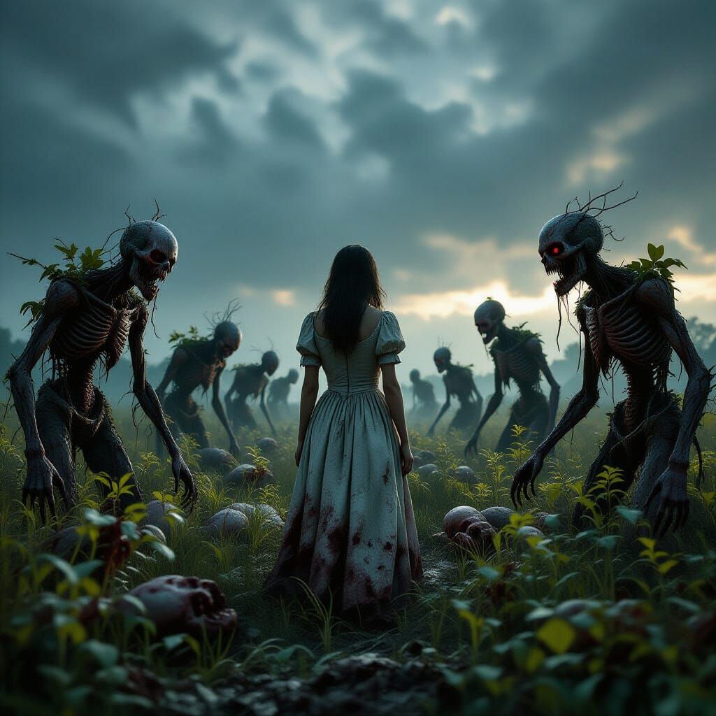 Dark Surreal Horror: The Gardener's Nightmare Field