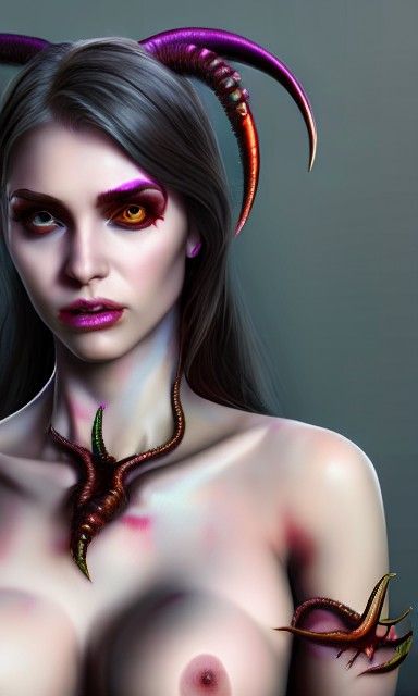 Hyperdetailed Succubus in 8k Resolution