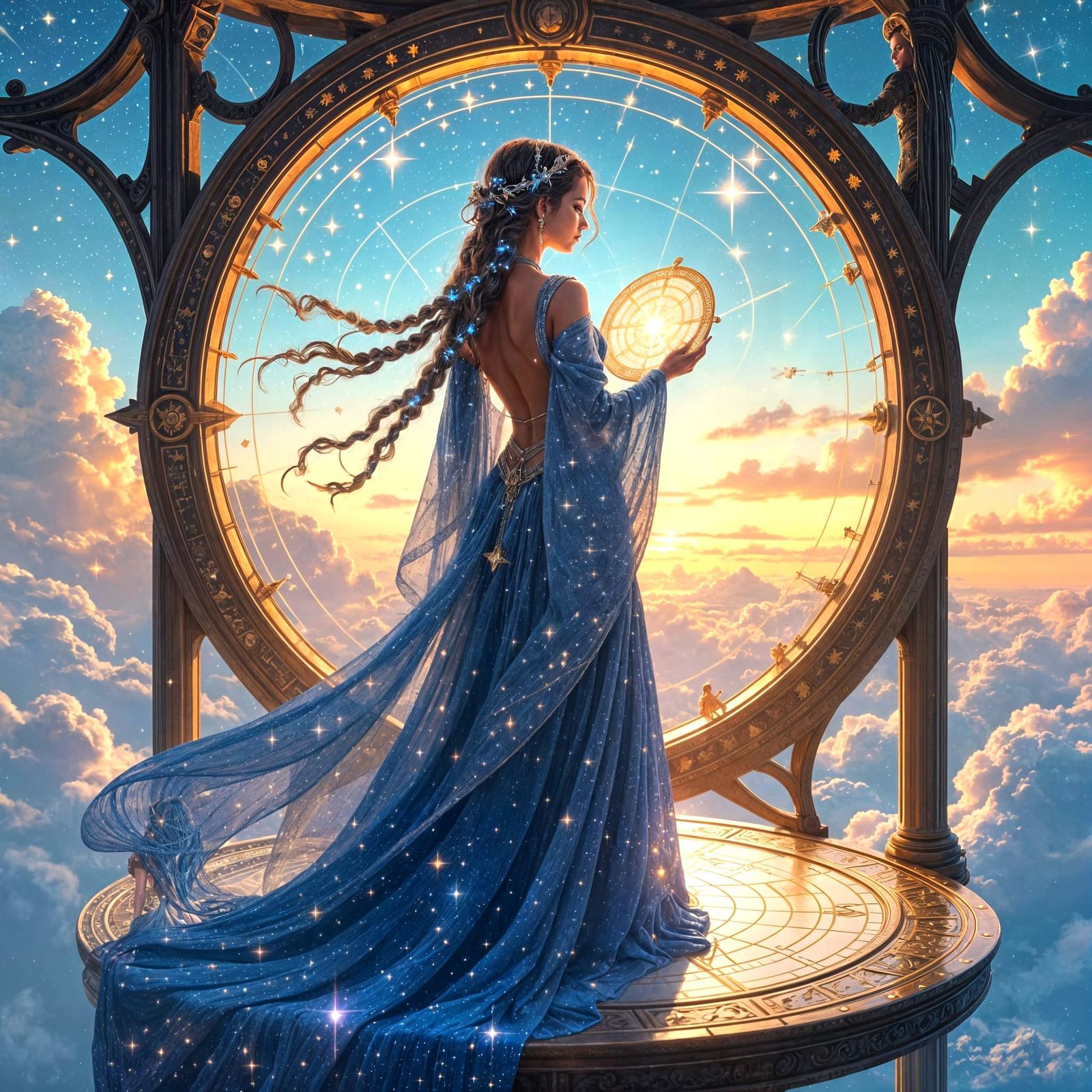 Celestial Navigator in Floating Observatory: Hyper-Fantasy A...