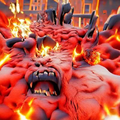 Violent Hellscape of Wrath and Fire