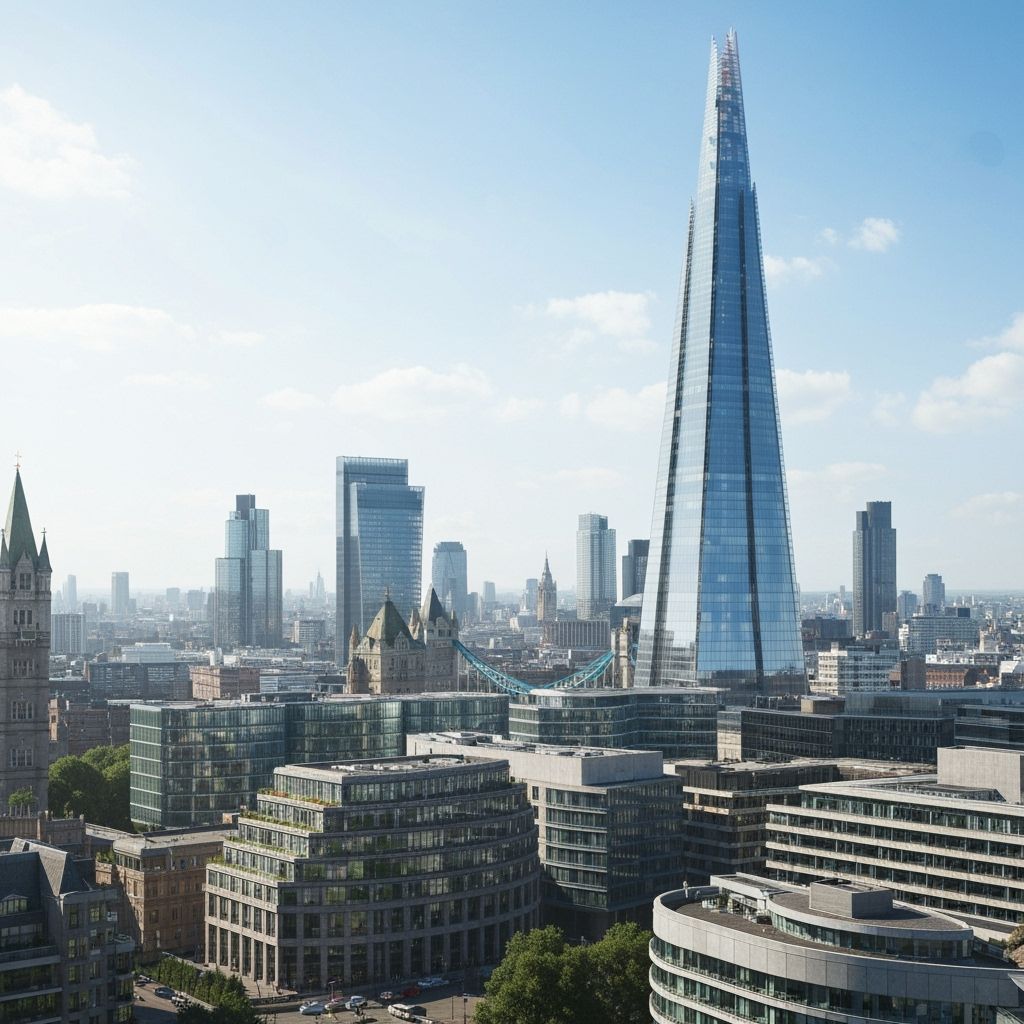 The Shard Skyscraper Dominates London Skyline