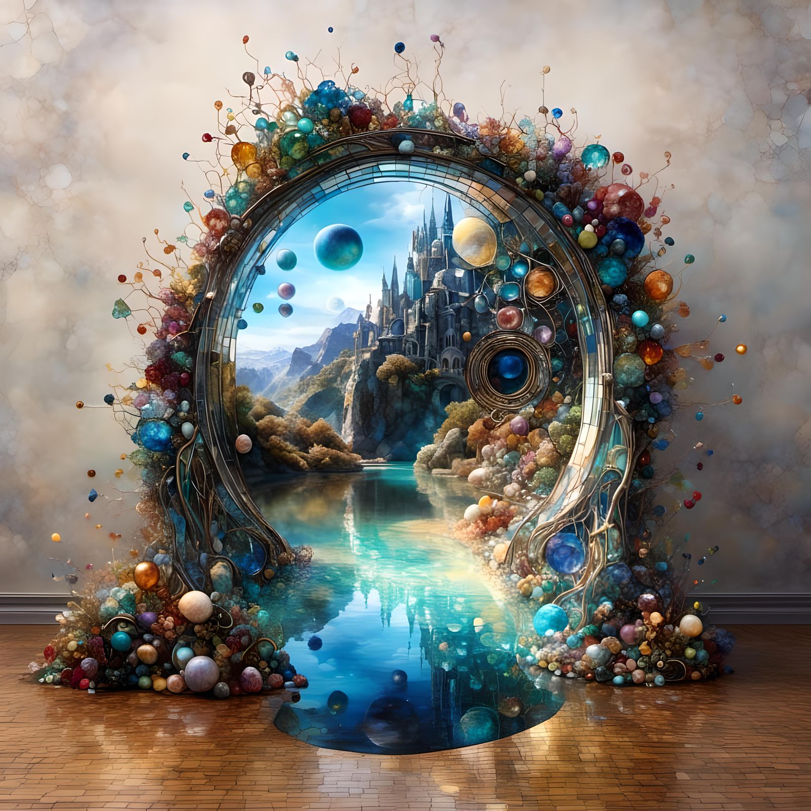 Interdimensional Portal Beckons with Bright Light