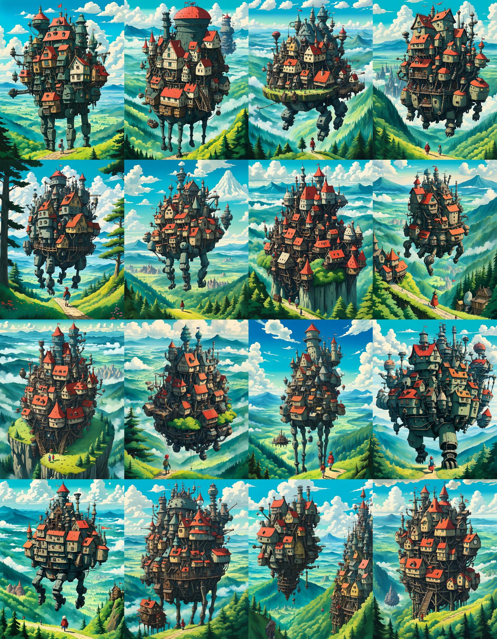 A Studio Ghibli-Inspired Anime Village Walks Through the For...