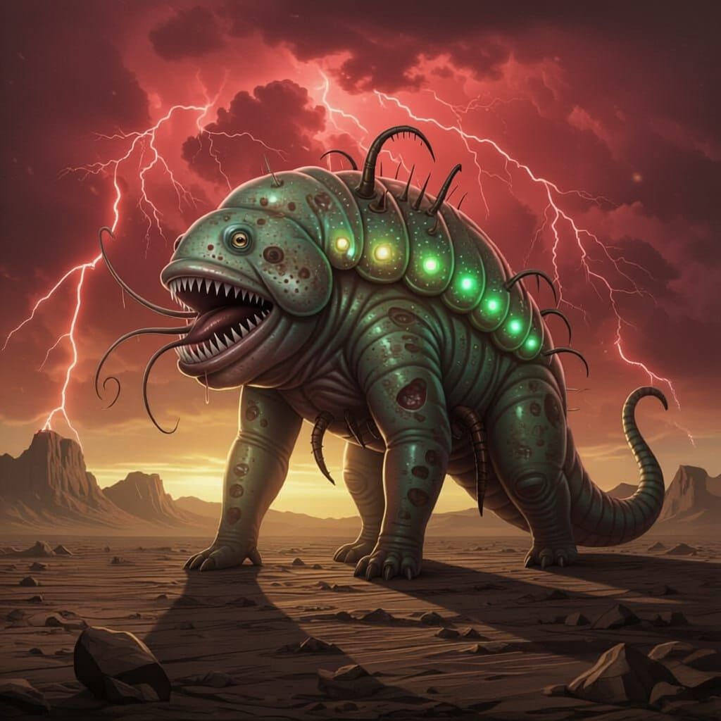 Bizarre Hybrid Creature: Realistic Animal Fusion