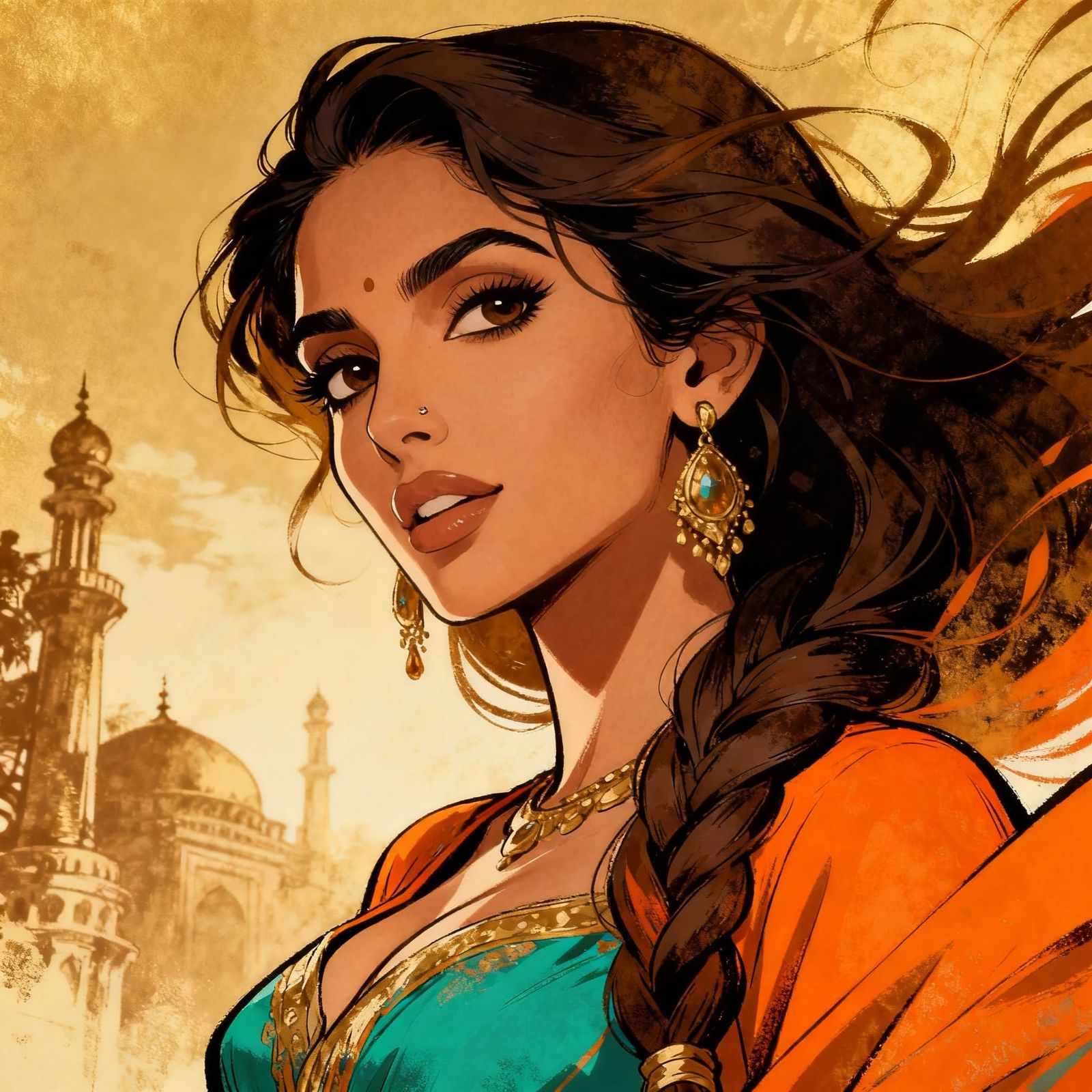 Malaika Arora Khan in Dramatic Fantasy Style