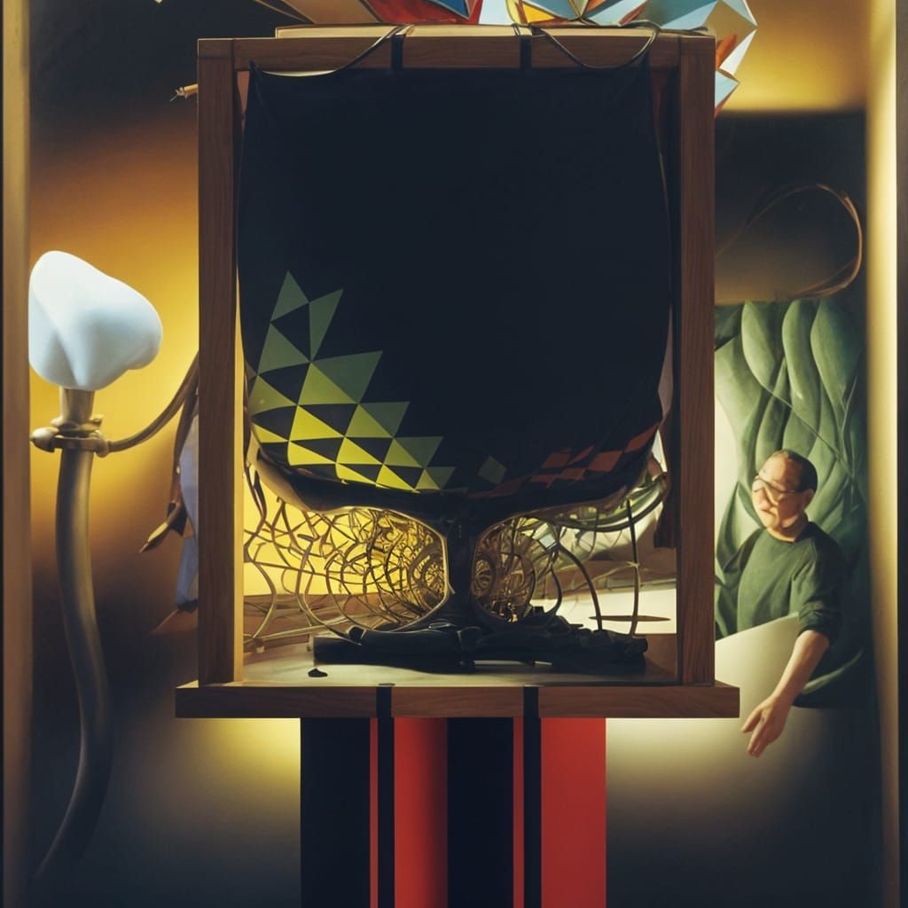 Hyperdetailed Abstract Art with Magical Light Effects