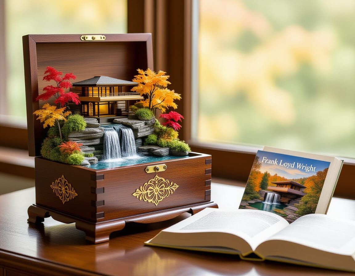 Autumn and architecture in tabletop format