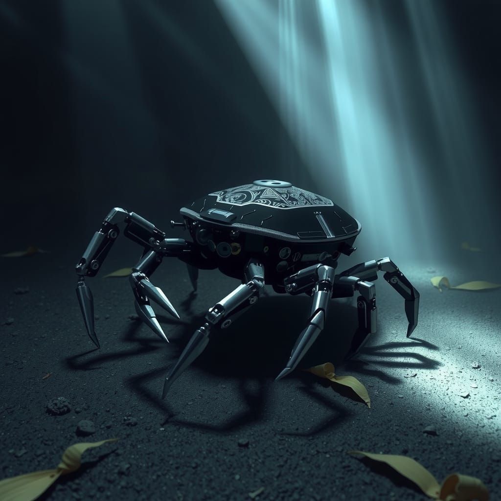 Mechanical Crab Walks the Ocean Floor in Biomechanical Style