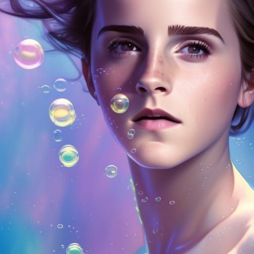 Underwater Portrait in Volumetric Lighting