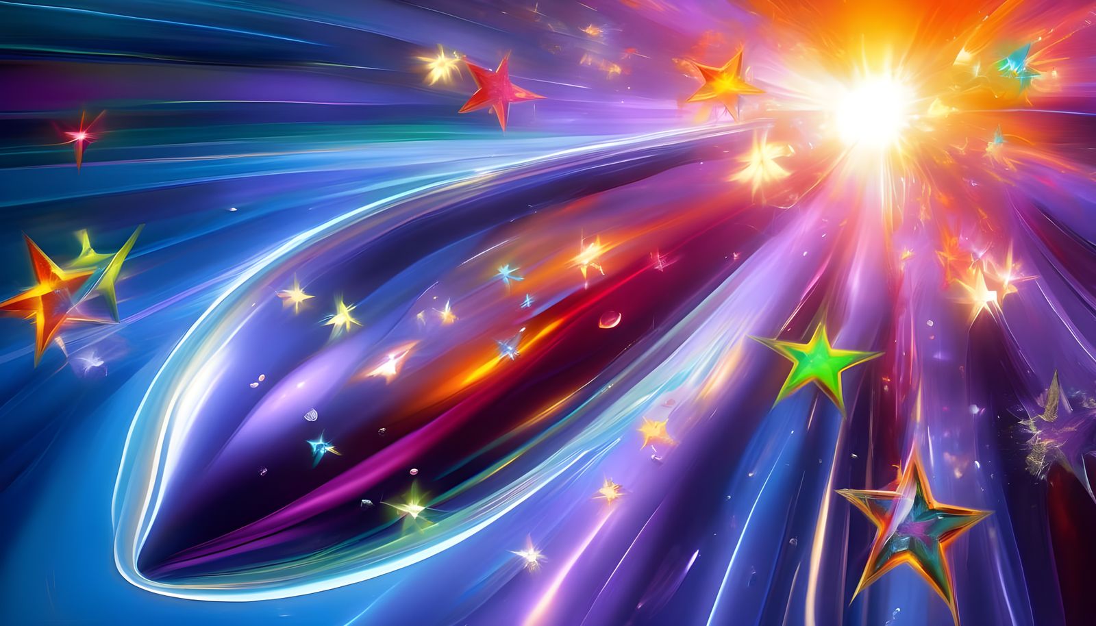 Vibrant Superluminal Cylinder in Antipasto Oil Painting Styl...