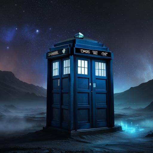 TARDIS: Bigger on the Inside, Digital Matte Painting