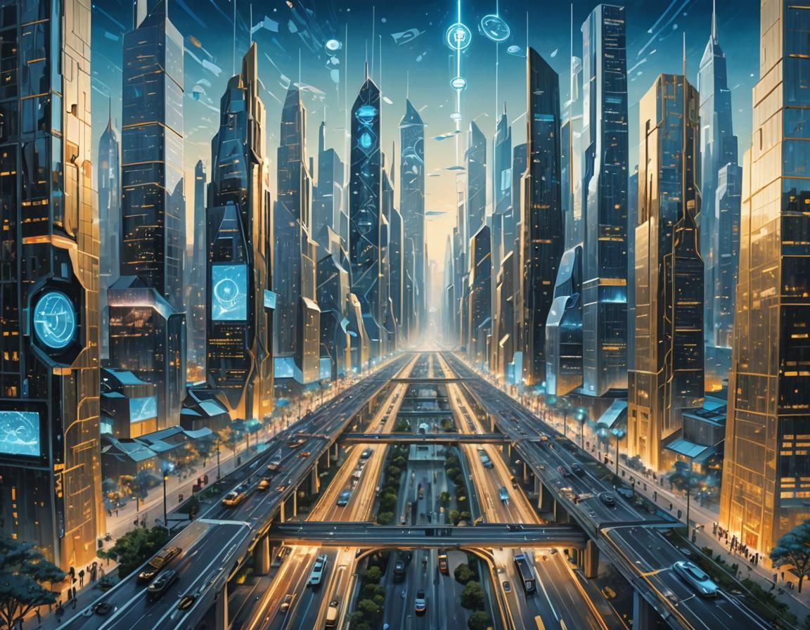 AI Crossroads: Utopian and Dystopian Futures