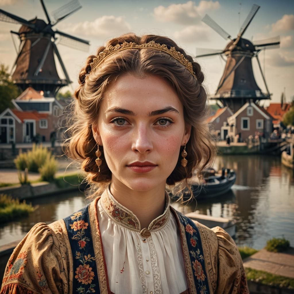Dutch Golden Age Portrait of a Young Woman
