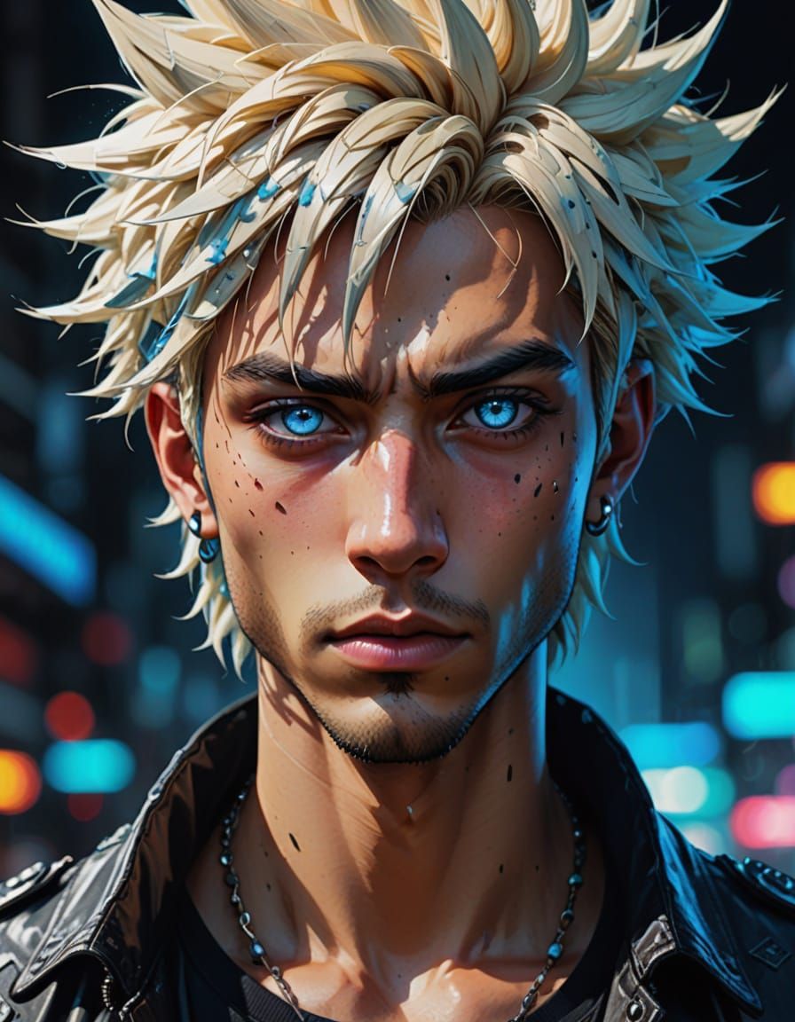 Hyper-Realistic Anime Portrait of Satya Oblette