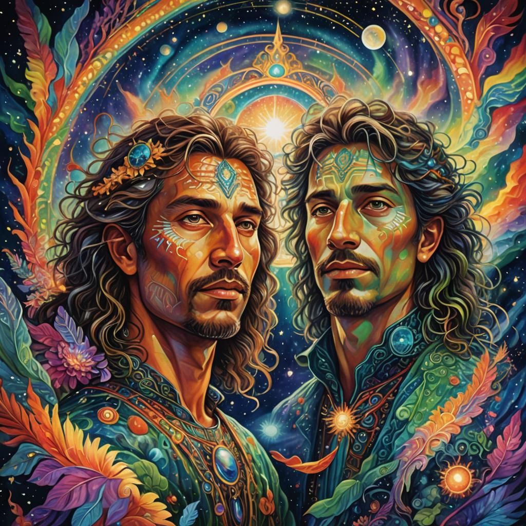 Oren and Trevor Goodchild in Dreamlike Astral Visions