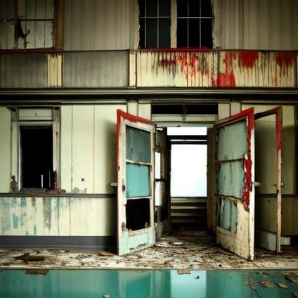 Abandoned Ruin in a State of Decay