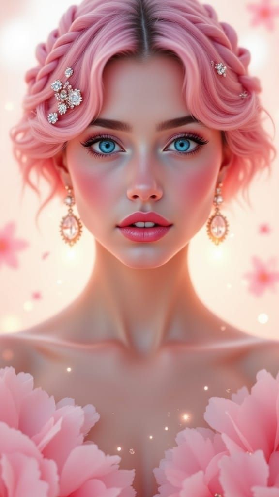 Ethereal Beauty Reigns in Pastel Hues and Glowing Whispers