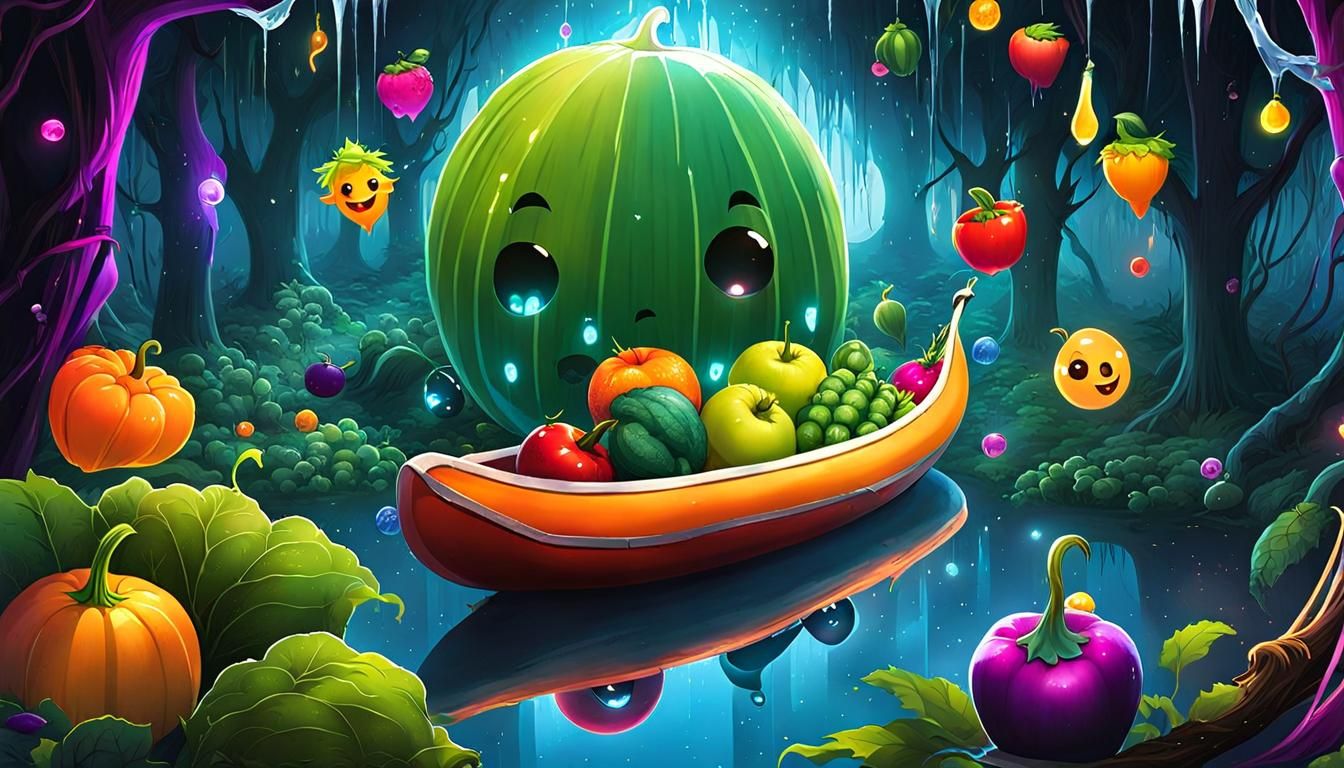 Chibi Fruits' Jungle Adventure in Space