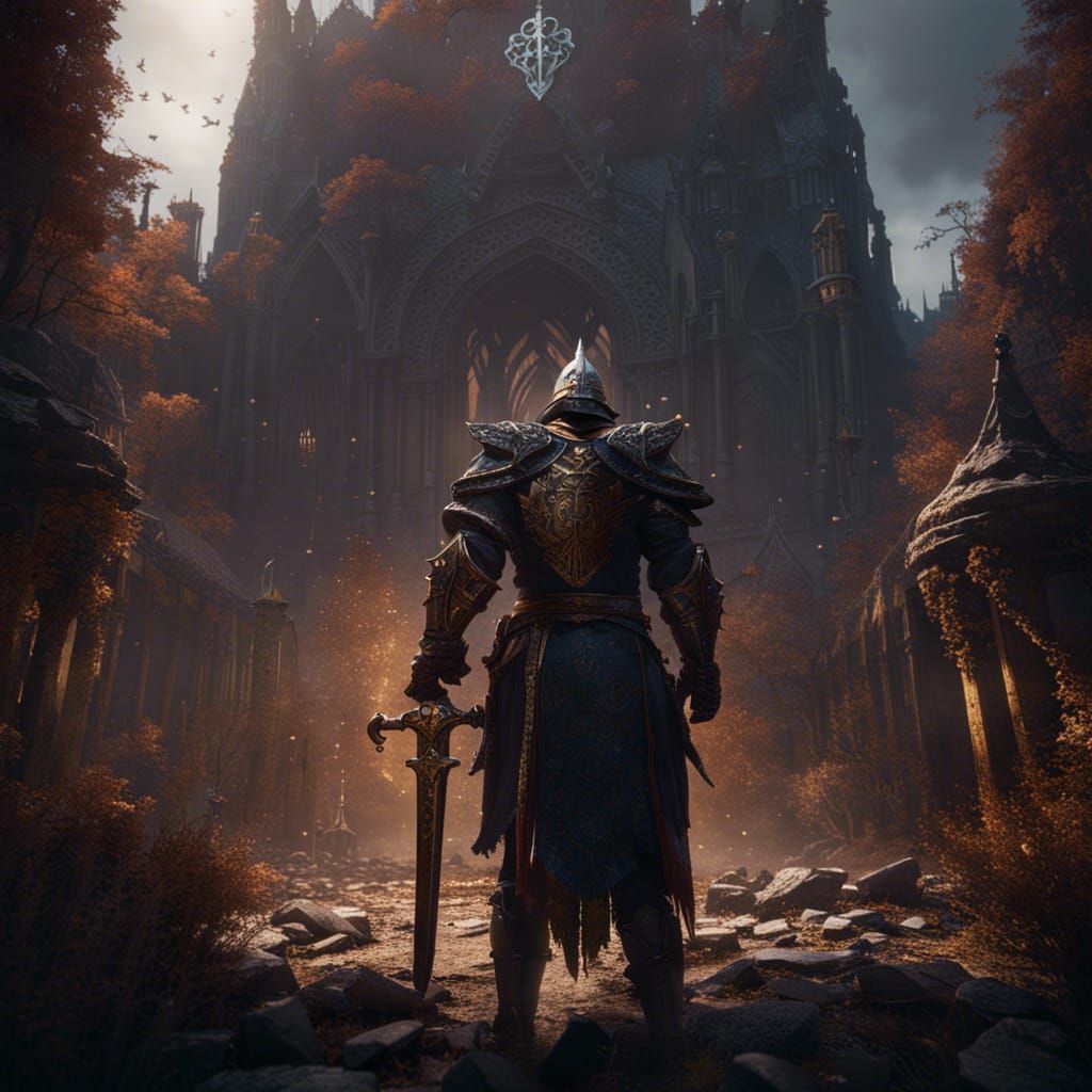 Elden Ring Crucible Knight Concept Art