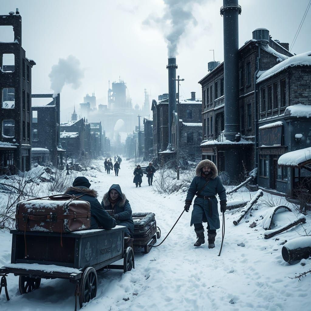 Post-Apocalyptic Winter Landscape