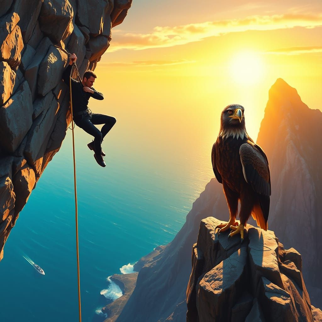 Mission Impossible Agent Descends Table Mountain in Fantasy ...