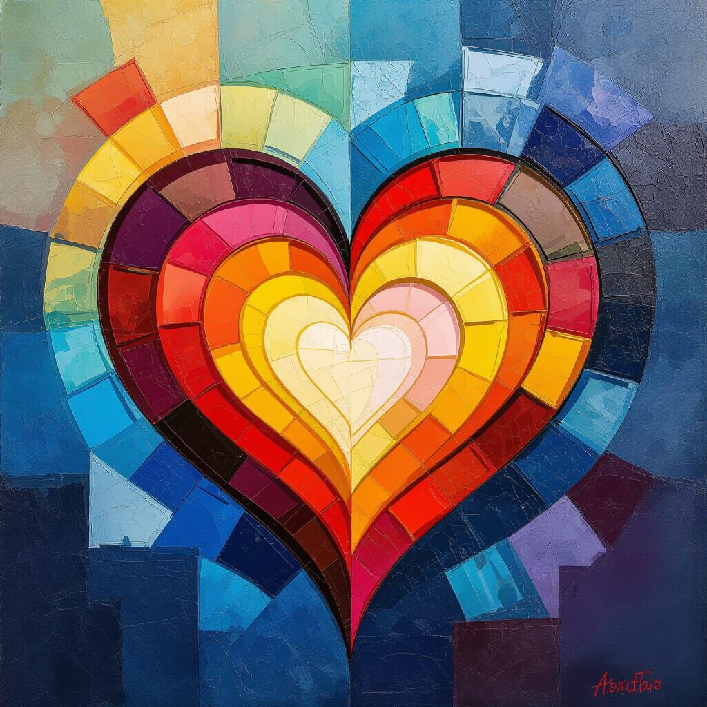 Heartfelt Memories in Gouache and Watercolor Style