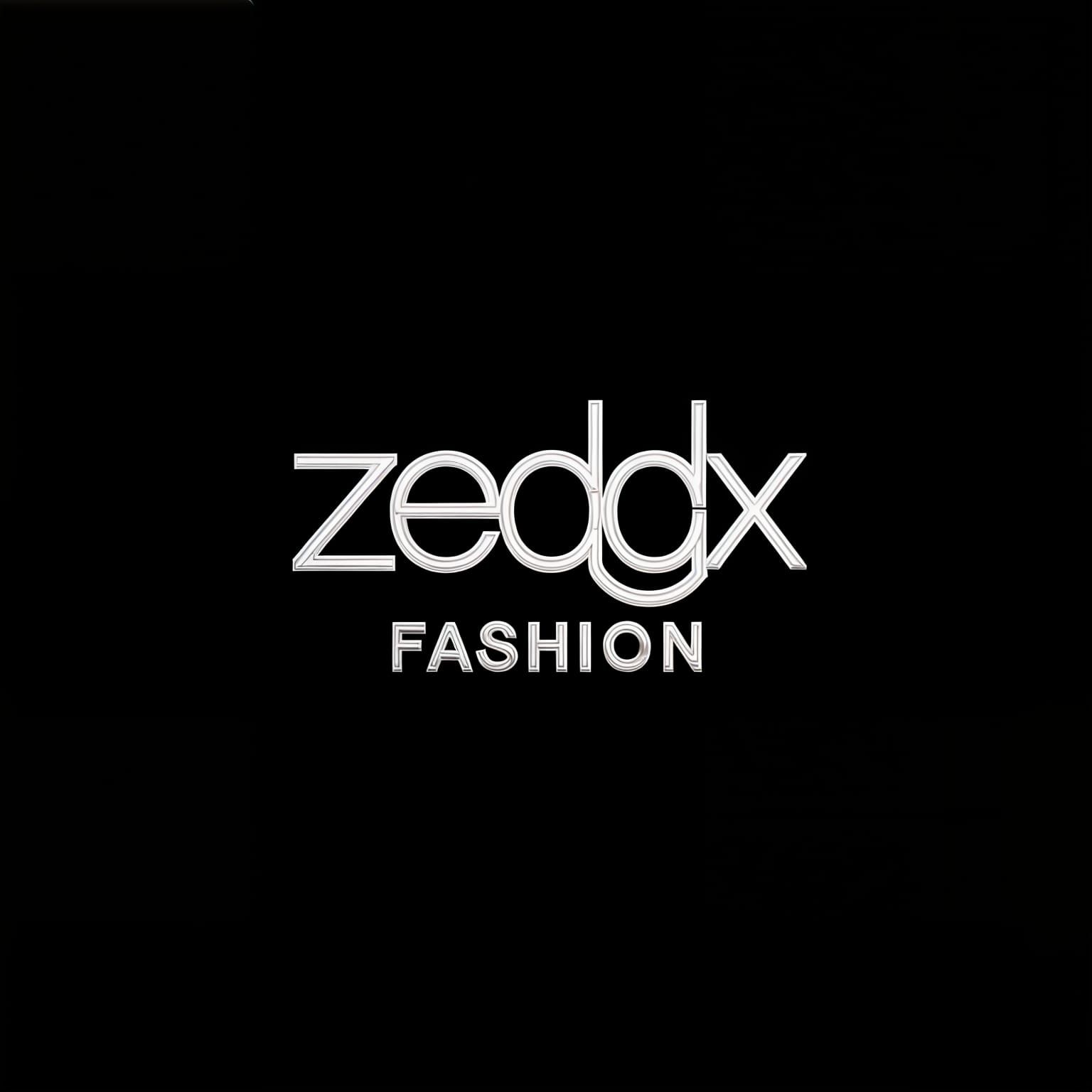 Elegant Zeddx Fashion Logo with Soft Pastel Hues
