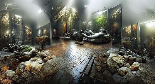 Mythical Creatures Exhibit at Museum