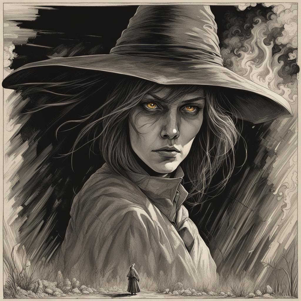 Sinister Witch Portrait